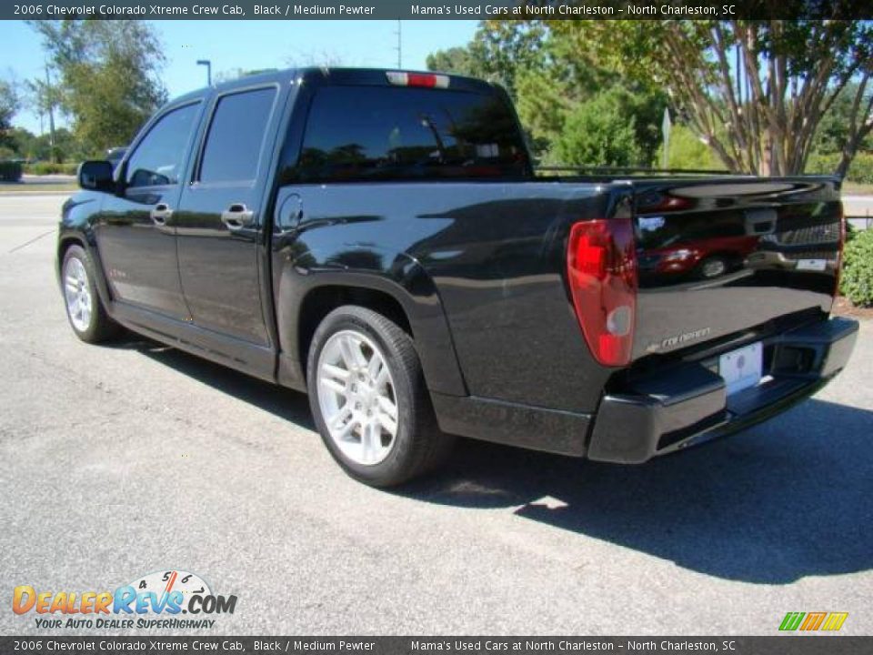 2006 Chevrolet Colorado Xtreme Crew Cab Black / Medium Pewter Photo #6