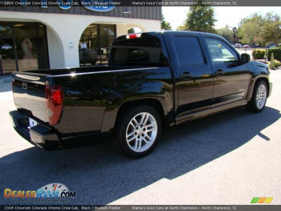 2006 Chevrolet Colorado Xtreme Crew Cab Black / Medium Pewter Photo #8