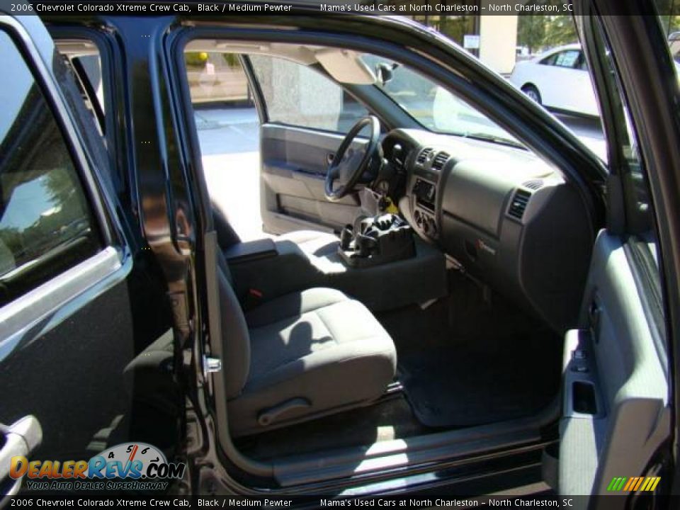 2006 Chevrolet Colorado Xtreme Crew Cab Black / Medium Pewter Photo #11