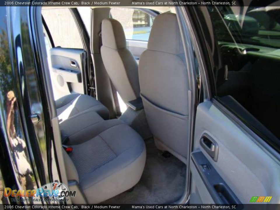 2006 Chevrolet Colorado Xtreme Crew Cab Black / Medium Pewter Photo #12