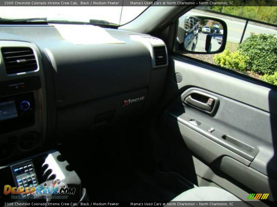 2006 Chevrolet Colorado Xtreme Crew Cab Black / Medium Pewter Photo #14