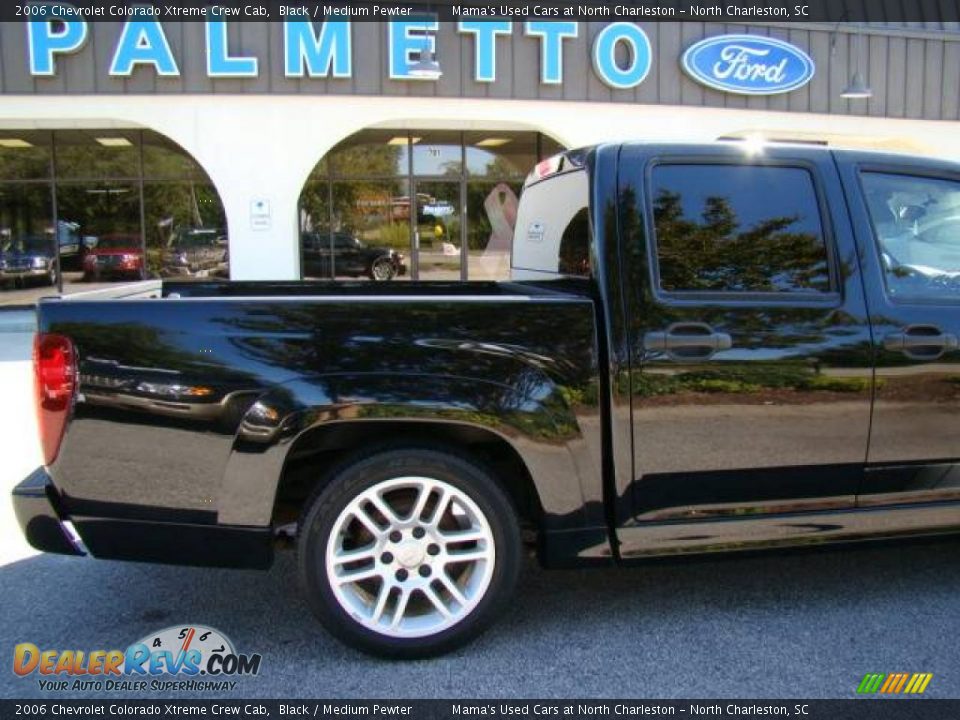 2006 Chevrolet Colorado Xtreme Crew Cab Black / Medium Pewter Photo #24