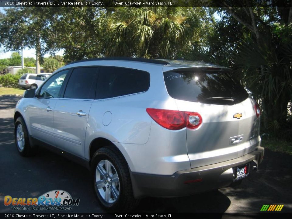 2010 Chevrolet Traverse LT Silver Ice Metallic / Ebony Photo #6