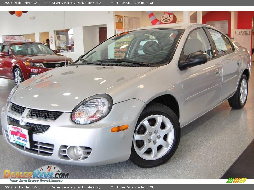 2003 Dodge Neon SXT Bright Silver Metallic / Dark Slate Gray Photo #1