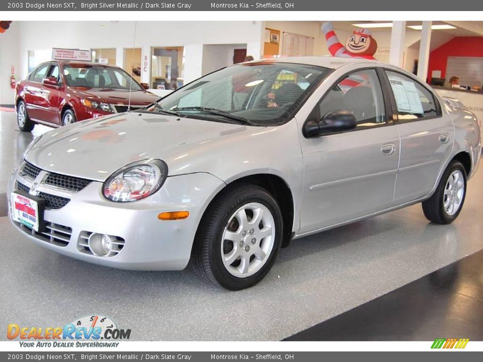 2003 Dodge Neon SXT Bright Silver Metallic / Dark Slate Gray Photo #2