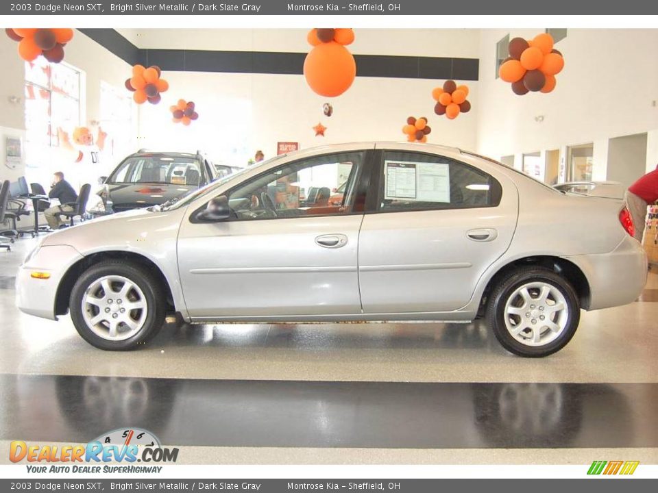 2003 Dodge Neon SXT Bright Silver Metallic / Dark Slate Gray Photo #3