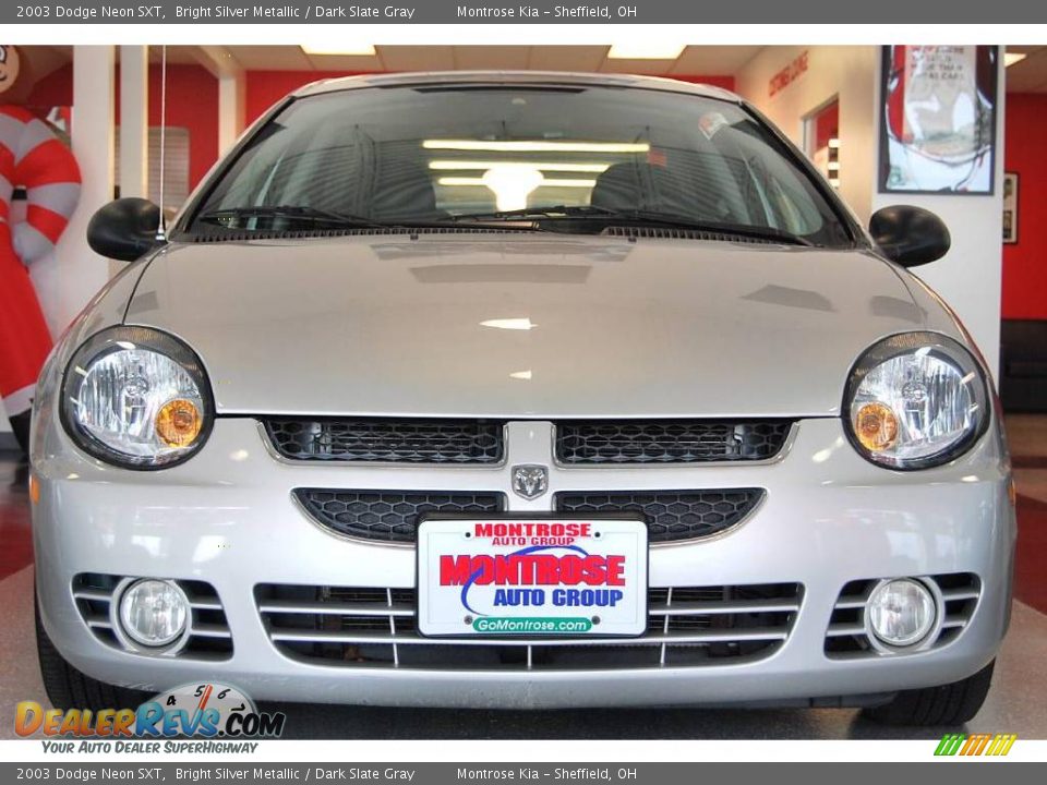 2003 Dodge Neon SXT Bright Silver Metallic / Dark Slate Gray Photo #9
