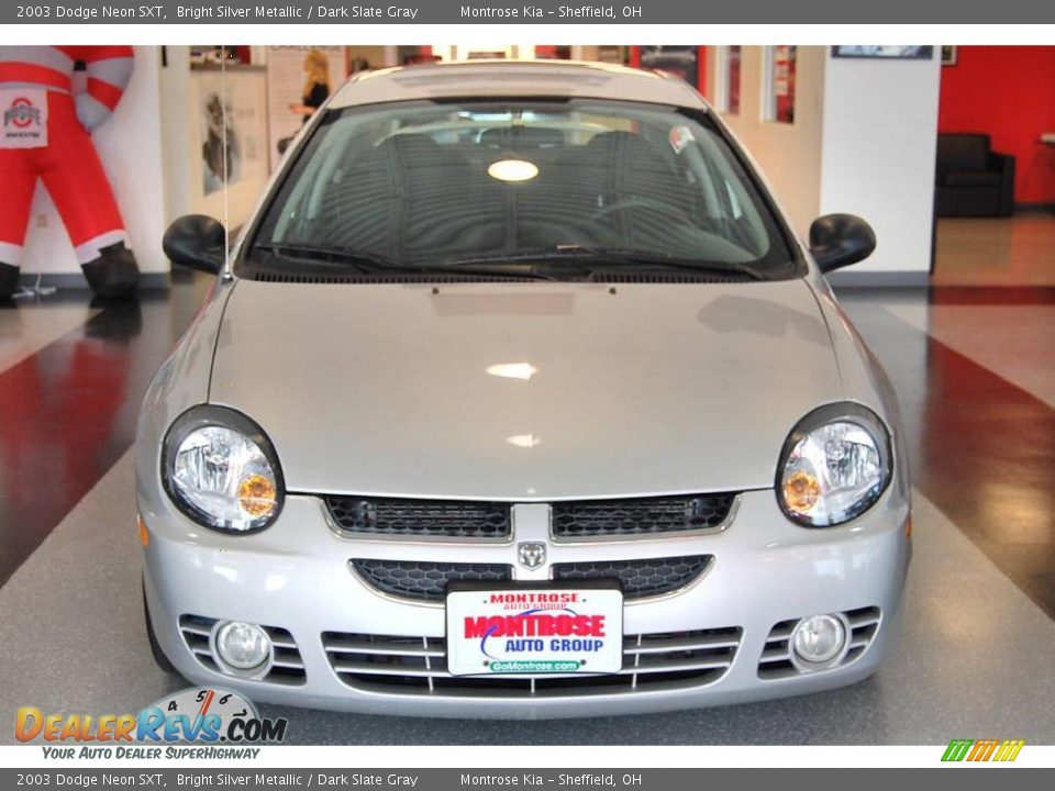 2003 Dodge Neon SXT Bright Silver Metallic / Dark Slate Gray Photo #10