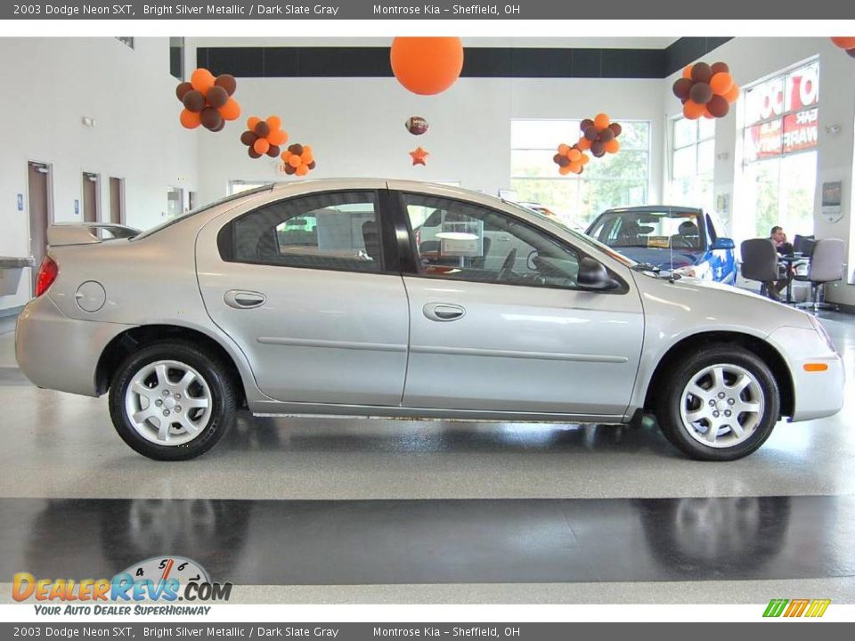 2003 Dodge Neon SXT Bright Silver Metallic / Dark Slate Gray Photo #11