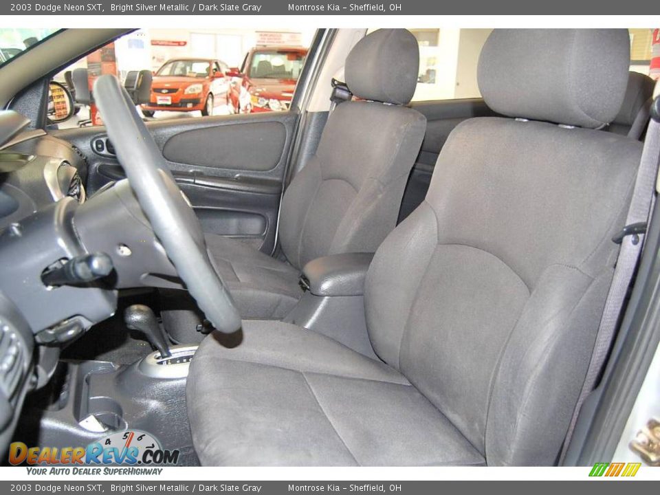 2003 Dodge Neon SXT Bright Silver Metallic / Dark Slate Gray Photo #14