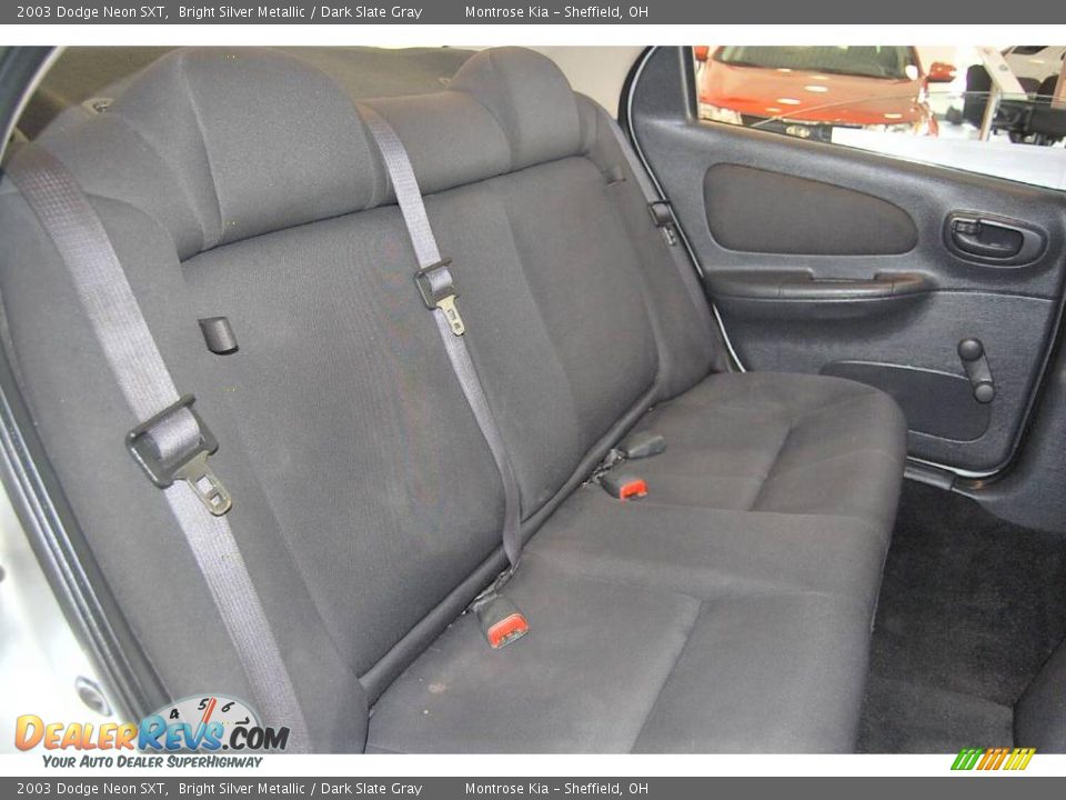 2003 Dodge Neon SXT Bright Silver Metallic / Dark Slate Gray Photo #17