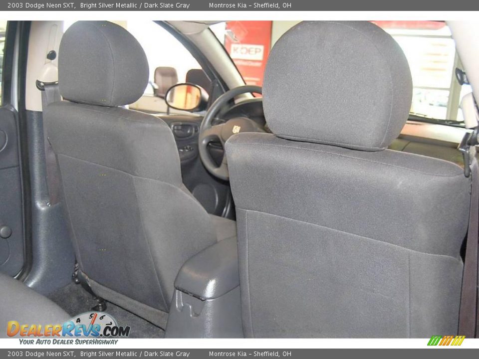 2003 Dodge Neon SXT Bright Silver Metallic / Dark Slate Gray Photo #18