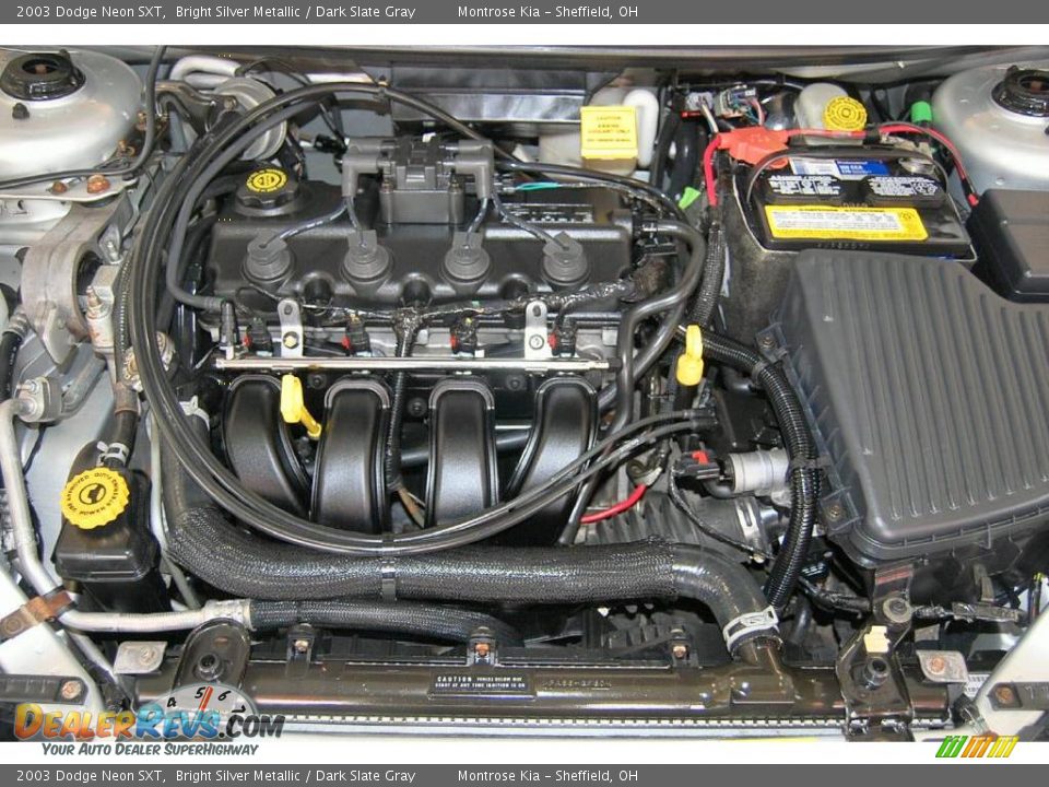 2003 Dodge Neon SXT Bright Silver Metallic / Dark Slate Gray Photo #20