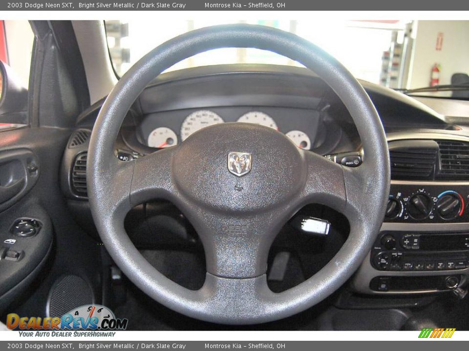 2003 Dodge Neon SXT Bright Silver Metallic / Dark Slate Gray Photo #27