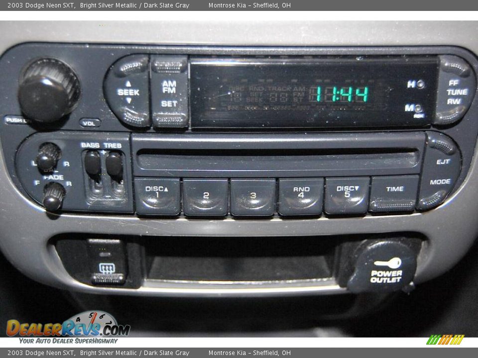 2003 Dodge Neon SXT Bright Silver Metallic / Dark Slate Gray Photo #29