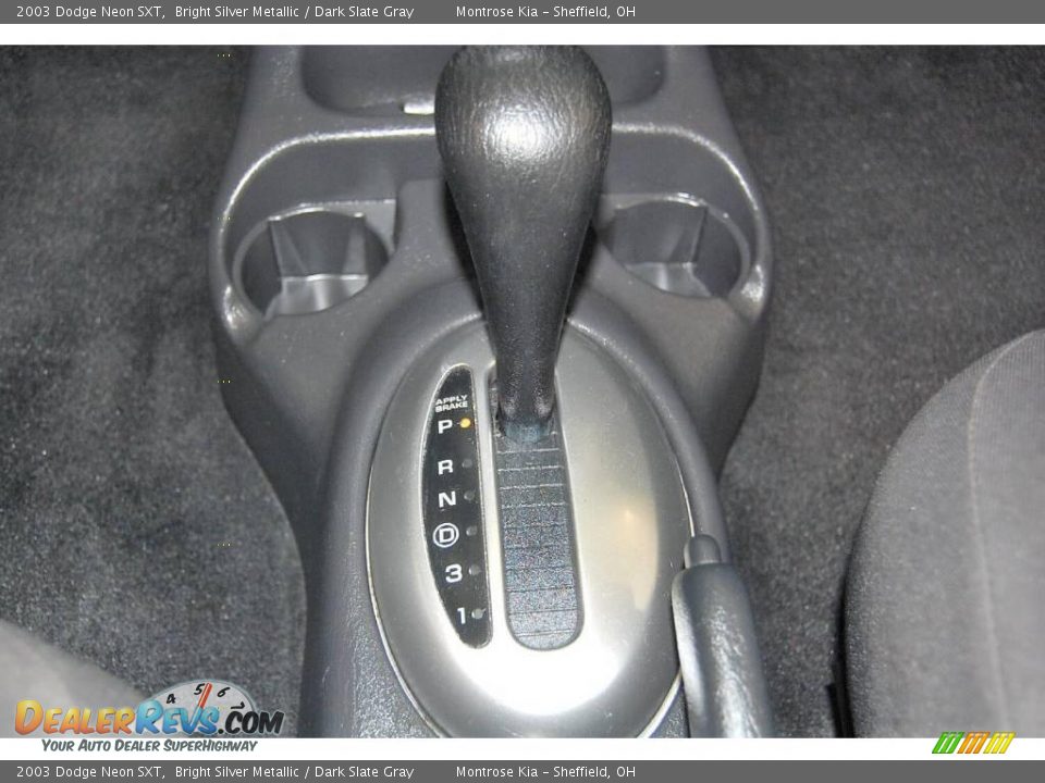 2003 Dodge Neon SXT Bright Silver Metallic / Dark Slate Gray Photo #30