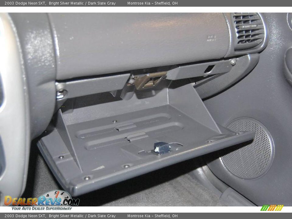 2003 Dodge Neon SXT Bright Silver Metallic / Dark Slate Gray Photo #32