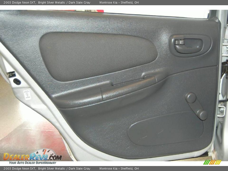 2003 Dodge Neon SXT Bright Silver Metallic / Dark Slate Gray Photo #34
