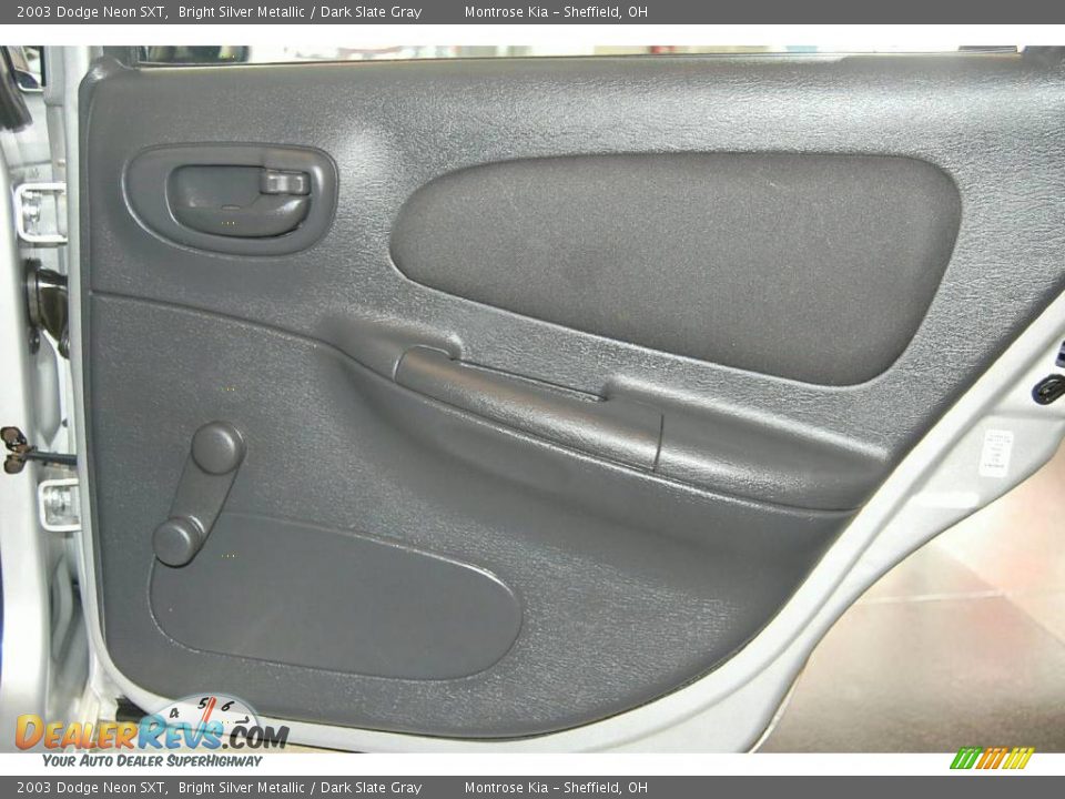 2003 Dodge Neon SXT Bright Silver Metallic / Dark Slate Gray Photo #35
