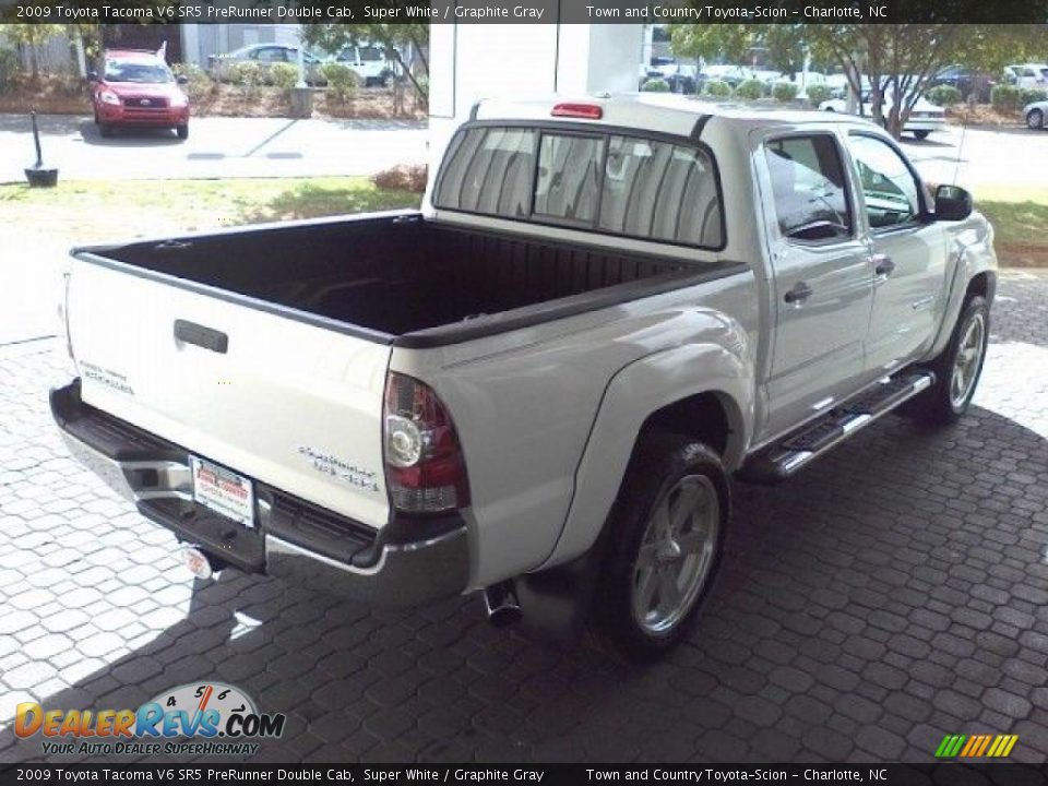 Super White 2009 Toyota Tacoma V6 SR5 PreRunner Double Cab Photo #17