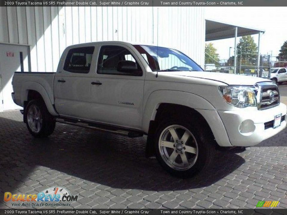 Super White 2009 Toyota Tacoma V6 SR5 PreRunner Double Cab Photo #18