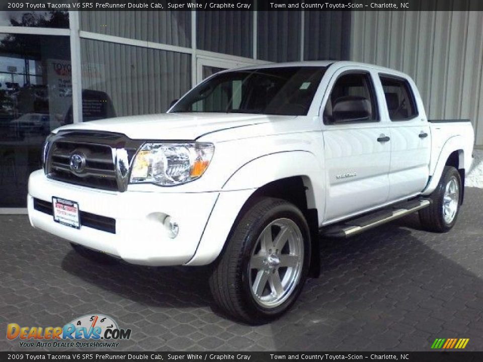 Front 3/4 View of 2009 Toyota Tacoma V6 SR5 PreRunner Double Cab Photo #19