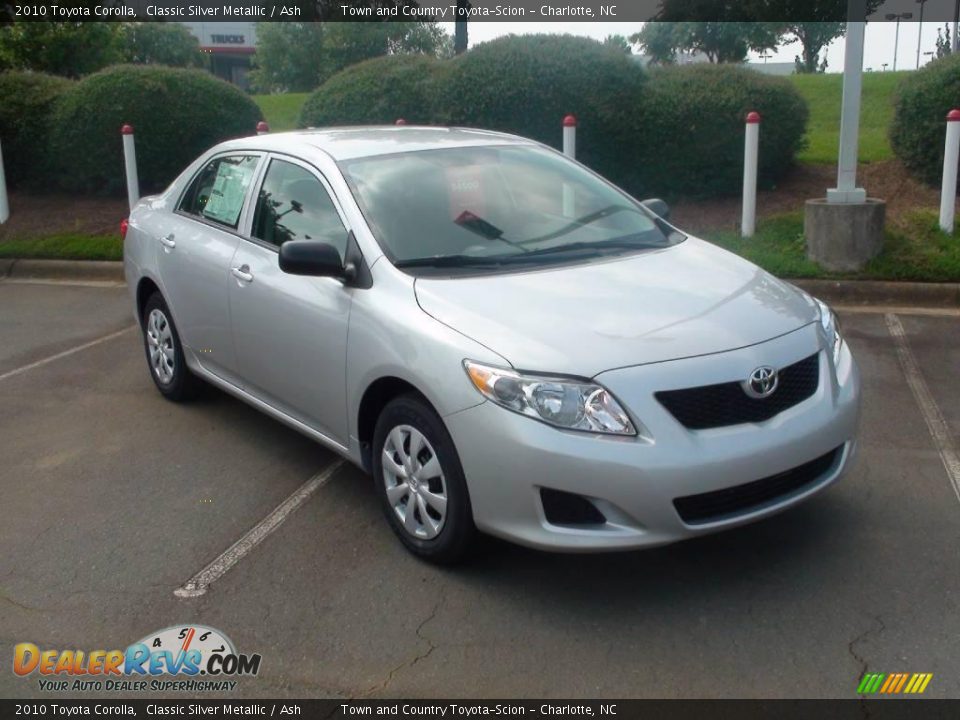 2010 Toyota Corolla Classic Silver Metallic / Ash Photo #1