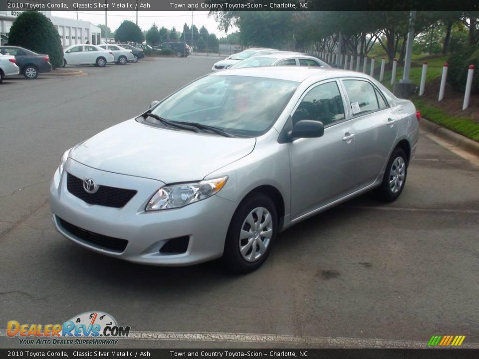 2010 Toyota Corolla Classic Silver Metallic / Ash Photo #3