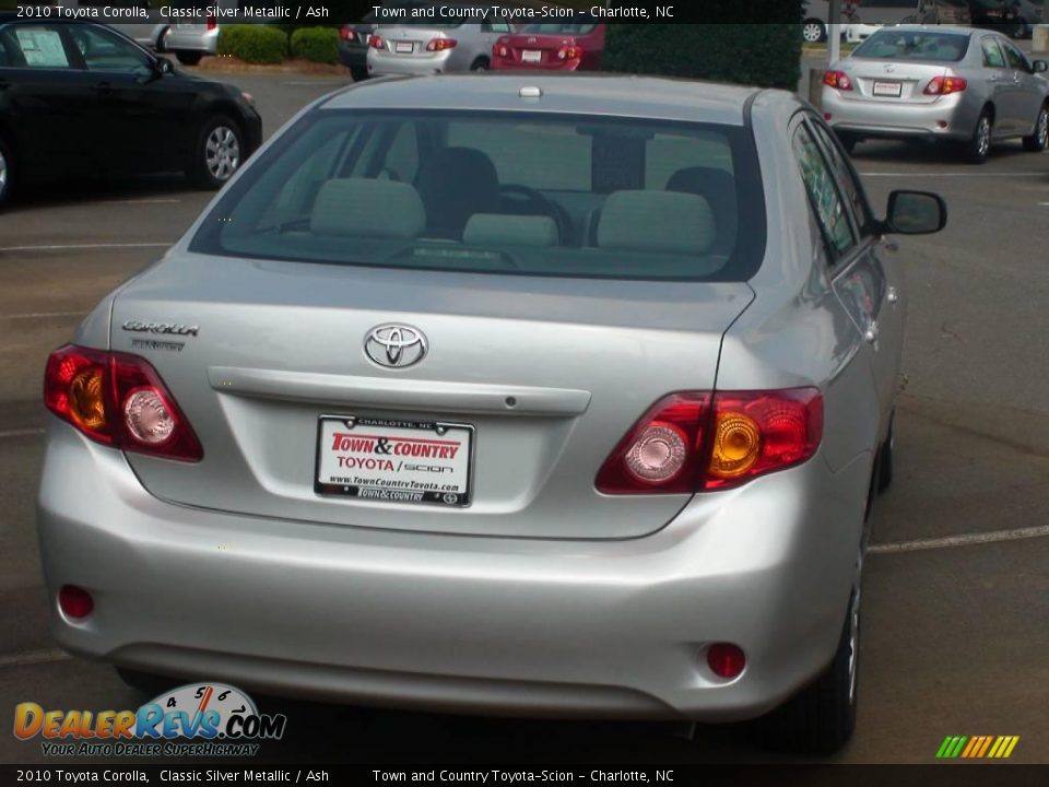 2010 Toyota Corolla Classic Silver Metallic / Ash Photo #4