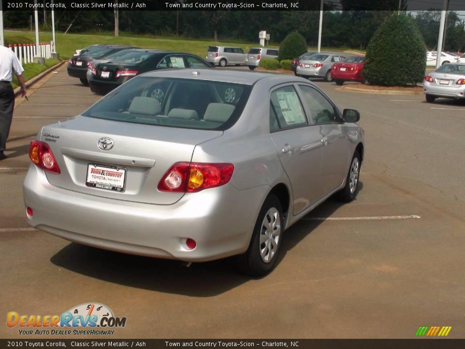 2010 Toyota Corolla Classic Silver Metallic / Ash Photo #5