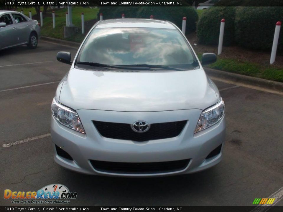 2010 Toyota Corolla Classic Silver Metallic / Ash Photo #2