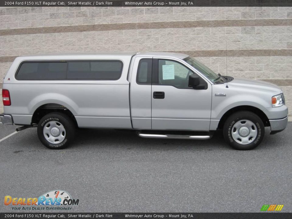 2004 Ford F150 XLT Regular Cab Silver Metallic / Dark Flint Photo #1