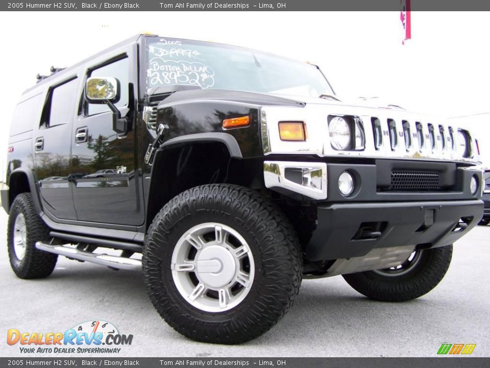 2005 Hummer H2 SUV Black / Ebony Black Photo #1
