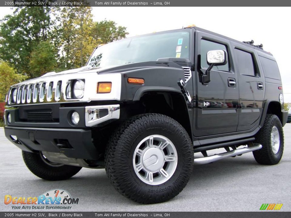 2005 Hummer H2 SUV Black / Ebony Black Photo #4