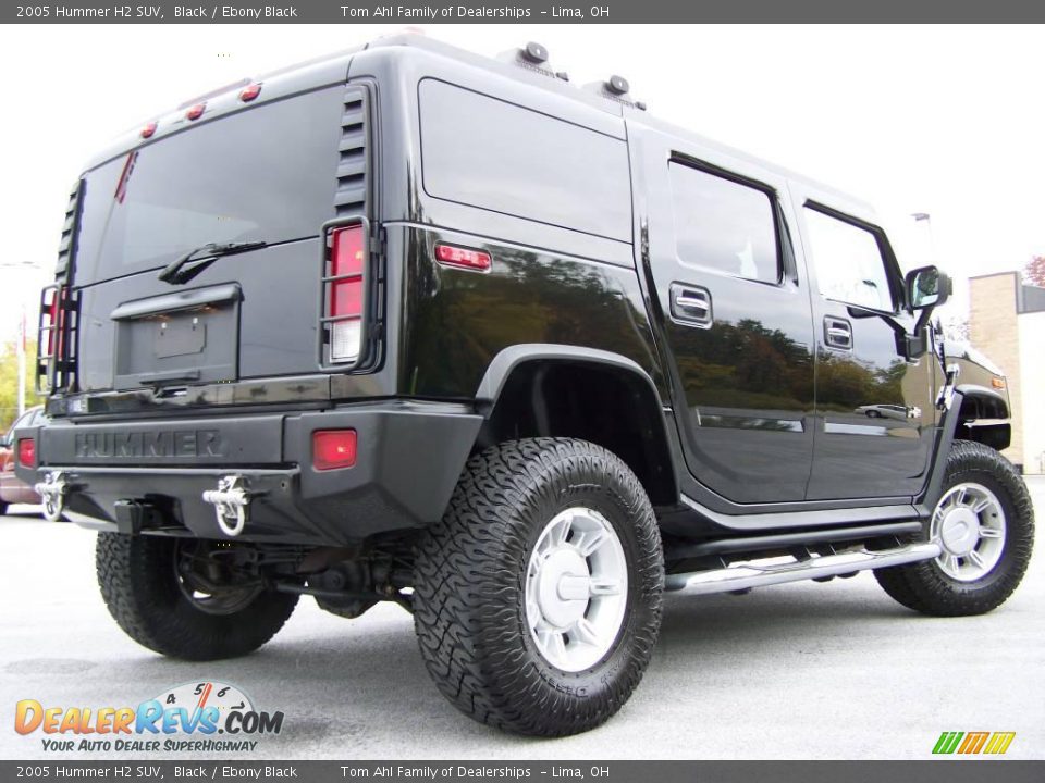 2005 Hummer H2 SUV Black / Ebony Black Photo #6