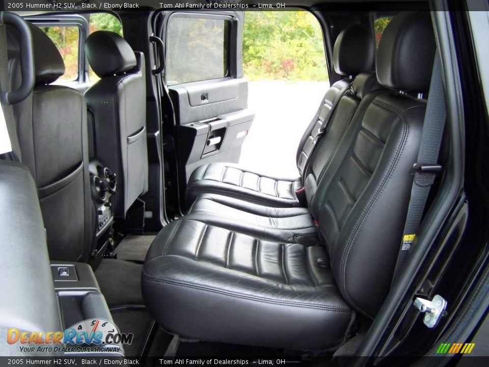 2005 Hummer H2 SUV Black / Ebony Black Photo #12