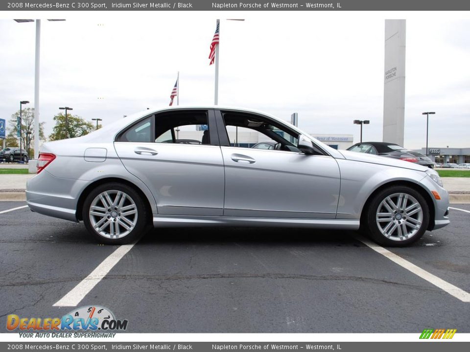 2008 Mercedes-Benz C 300 Sport Iridium Silver Metallic / Black Photo #4