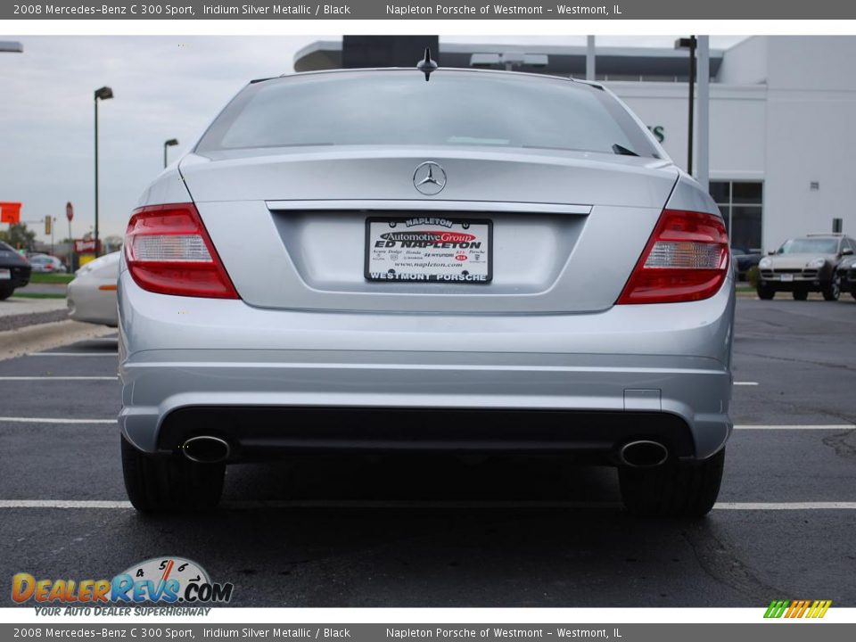 2008 Mercedes-Benz C 300 Sport Iridium Silver Metallic / Black Photo #6