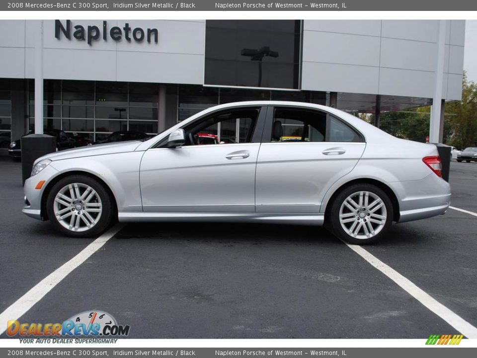 2008 Mercedes-Benz C 300 Sport Iridium Silver Metallic / Black Photo #8