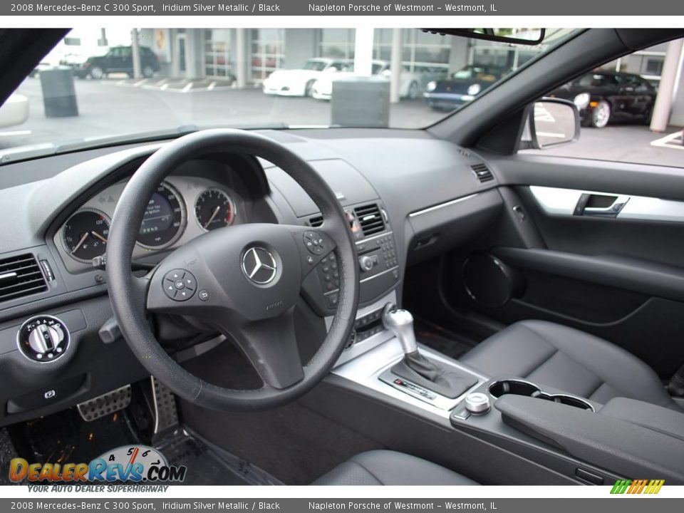 2008 Mercedes-Benz C 300 Sport Iridium Silver Metallic / Black Photo #9