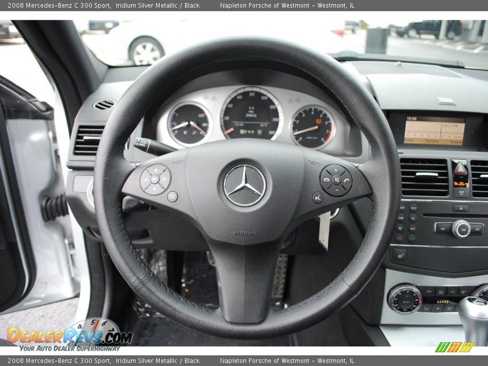 2008 Mercedes-Benz C 300 Sport Iridium Silver Metallic / Black Photo #11