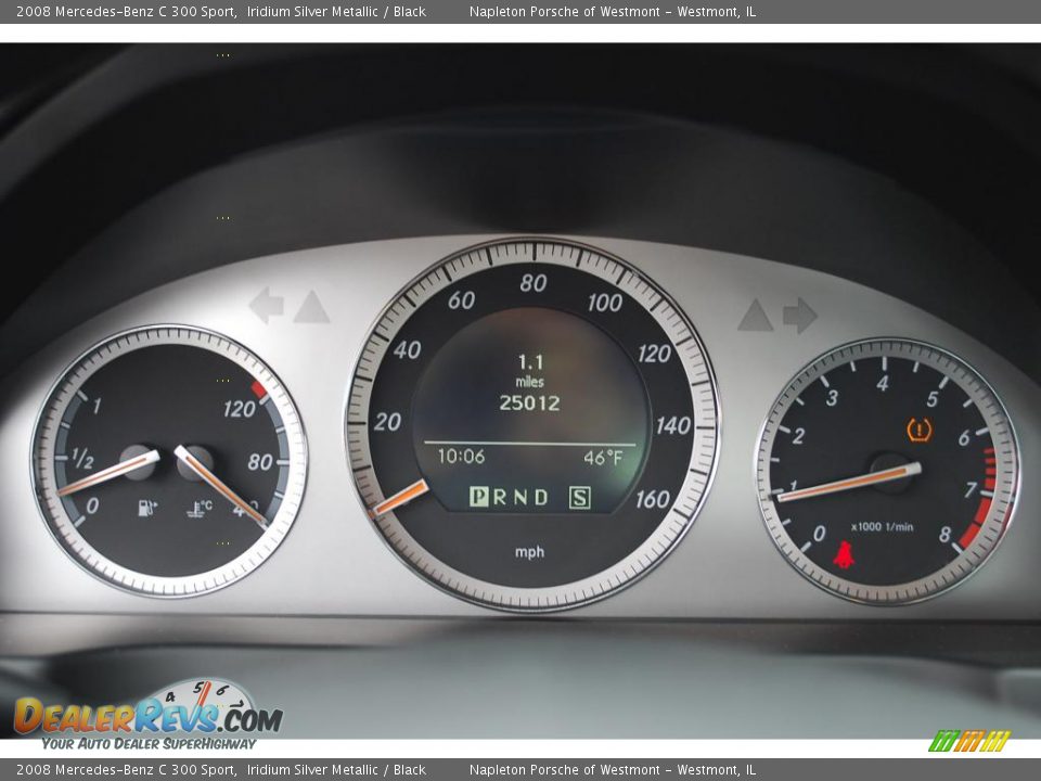 2008 Mercedes-Benz C 300 Sport Iridium Silver Metallic / Black Photo #12