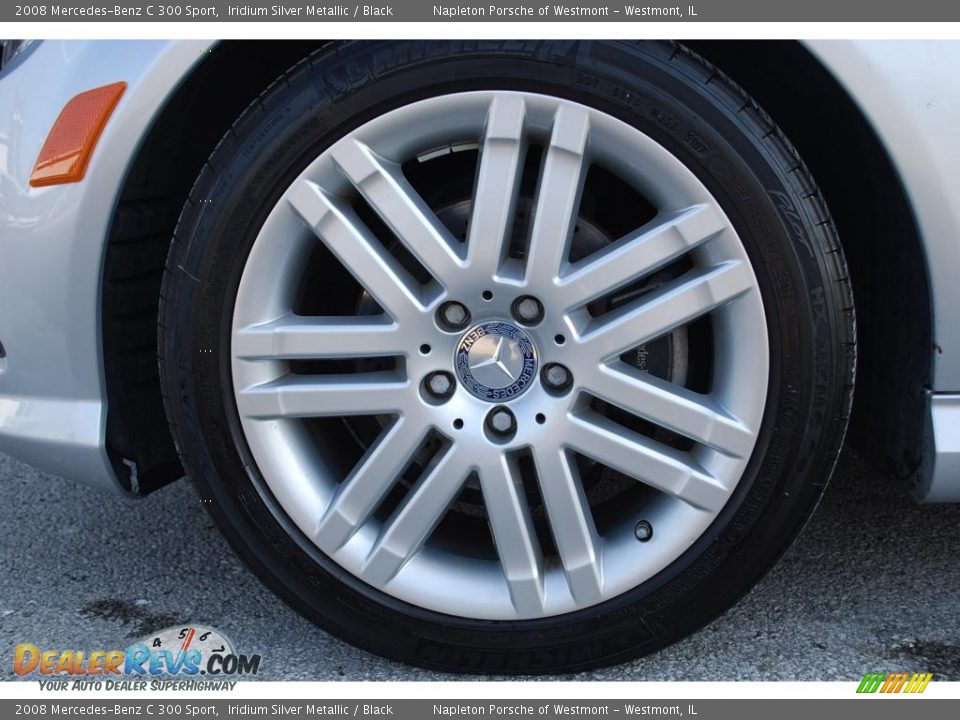2008 Mercedes-Benz C 300 Sport Iridium Silver Metallic / Black Photo #19