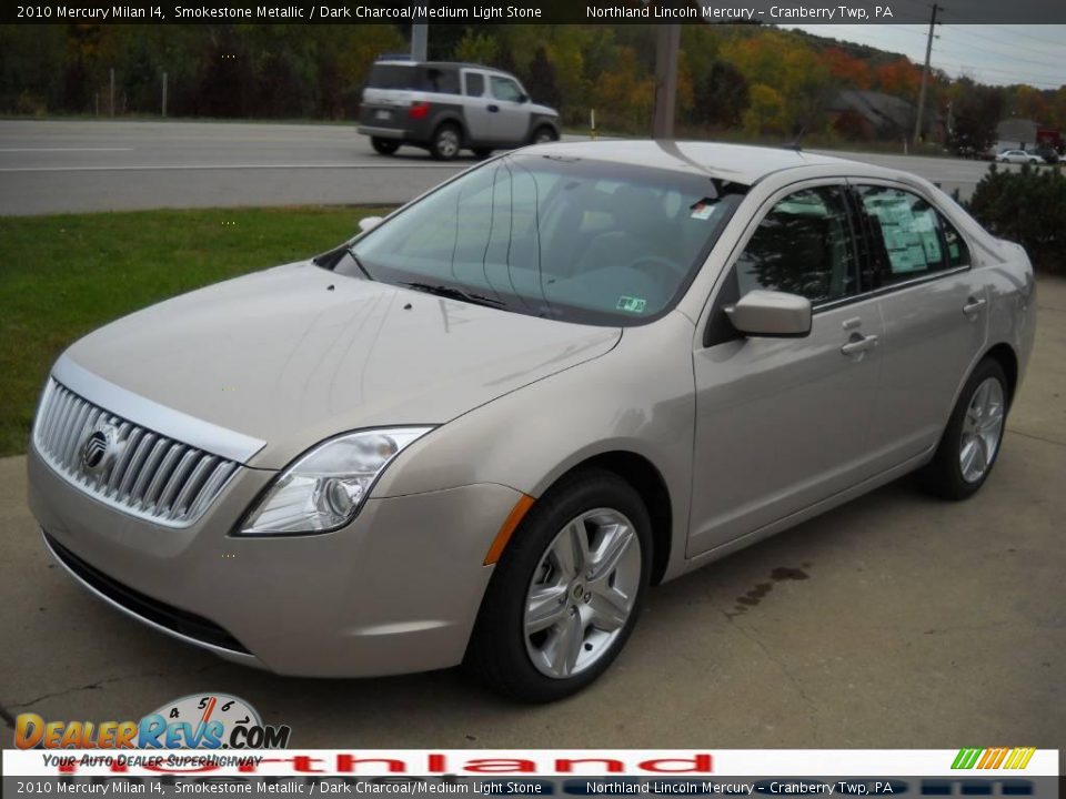2010 Mercury Milan I4 Smokestone Metallic / Dark Charcoal/Medium Light Stone Photo #13