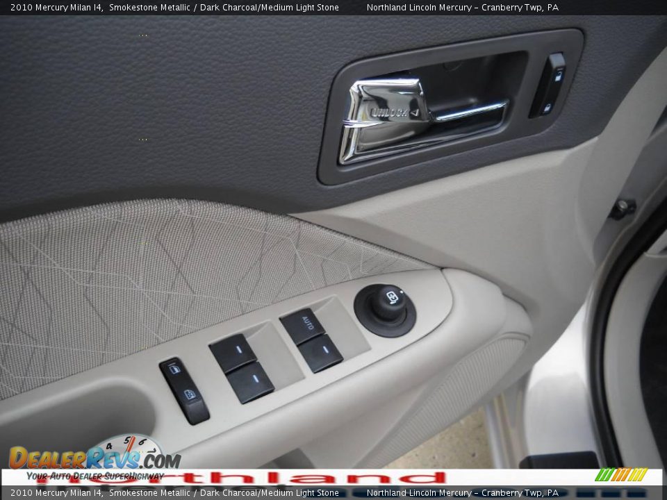 2010 Mercury Milan I4 Smokestone Metallic / Dark Charcoal/Medium Light Stone Photo #16