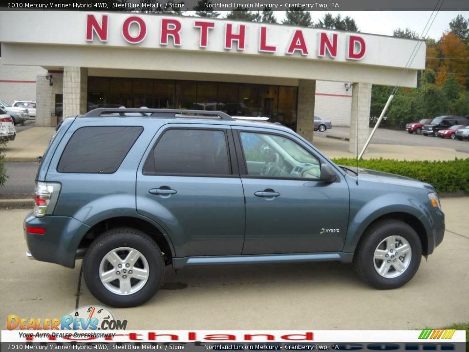 2010 Mercury Mariner Hybrid 4WD Steel Blue Metallic / Stone Photo #1