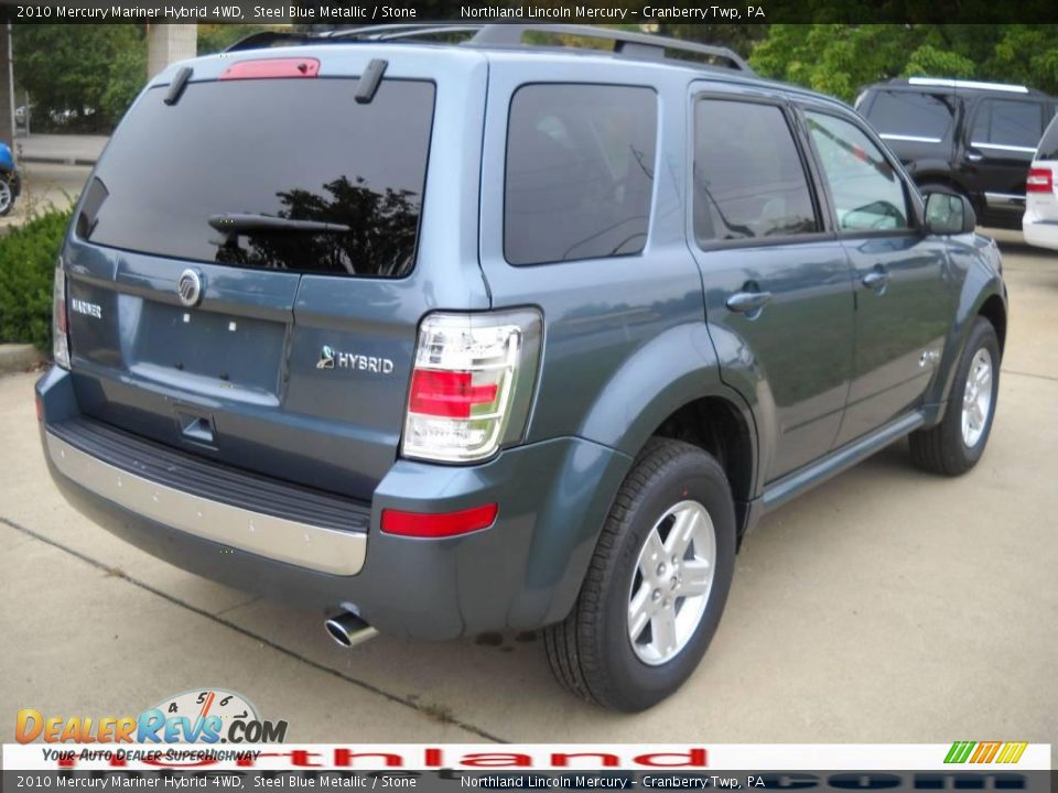 2010 Mercury Mariner Hybrid 4WD Steel Blue Metallic / Stone Photo #2