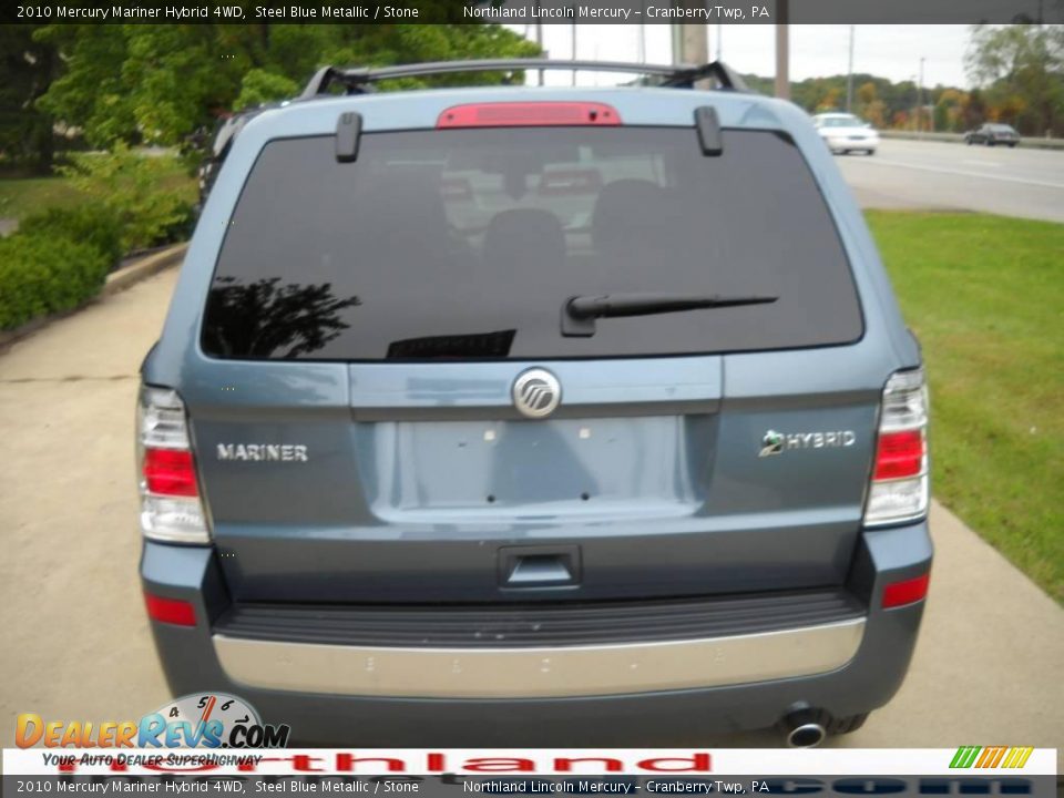 2010 Mercury Mariner Hybrid 4WD Steel Blue Metallic / Stone Photo #3