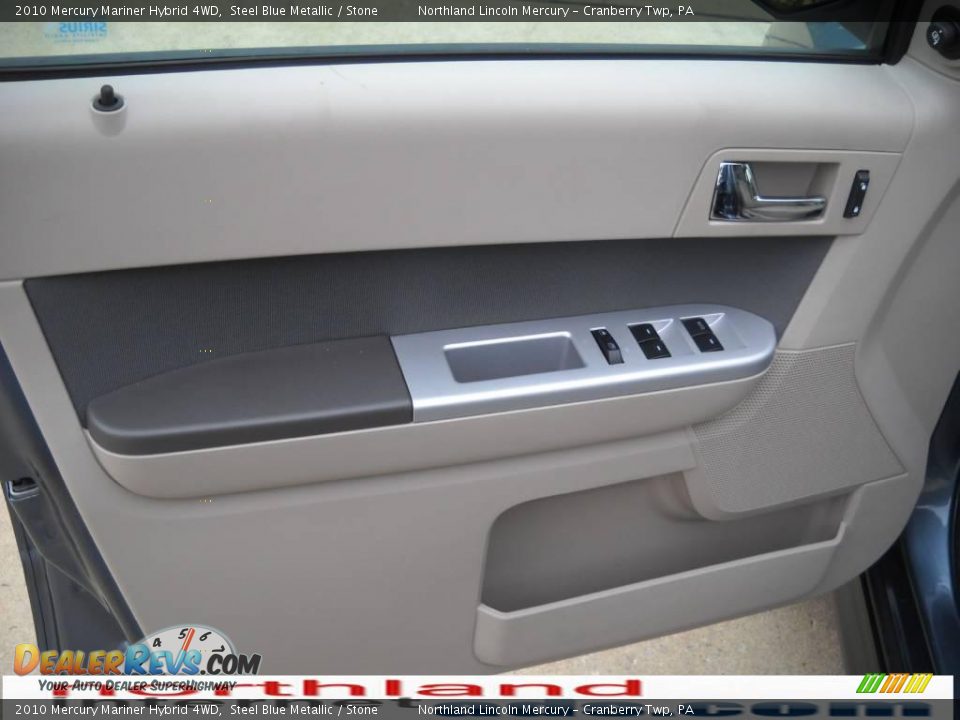 2010 Mercury Mariner Hybrid 4WD Steel Blue Metallic / Stone Photo #6