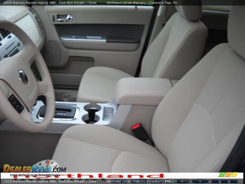 2010 Mercury Mariner Hybrid 4WD Steel Blue Metallic / Stone Photo #8